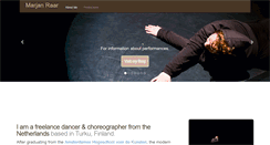 Desktop Screenshot of marjanraar.com